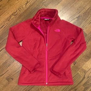 🌸 PINK The North Face full zip Jacket